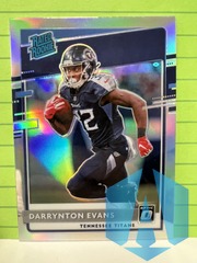 2020 Panini Donruss Optic Rated Rookie RC Silver Holo Prizm #183 Darrynton Evans Titans